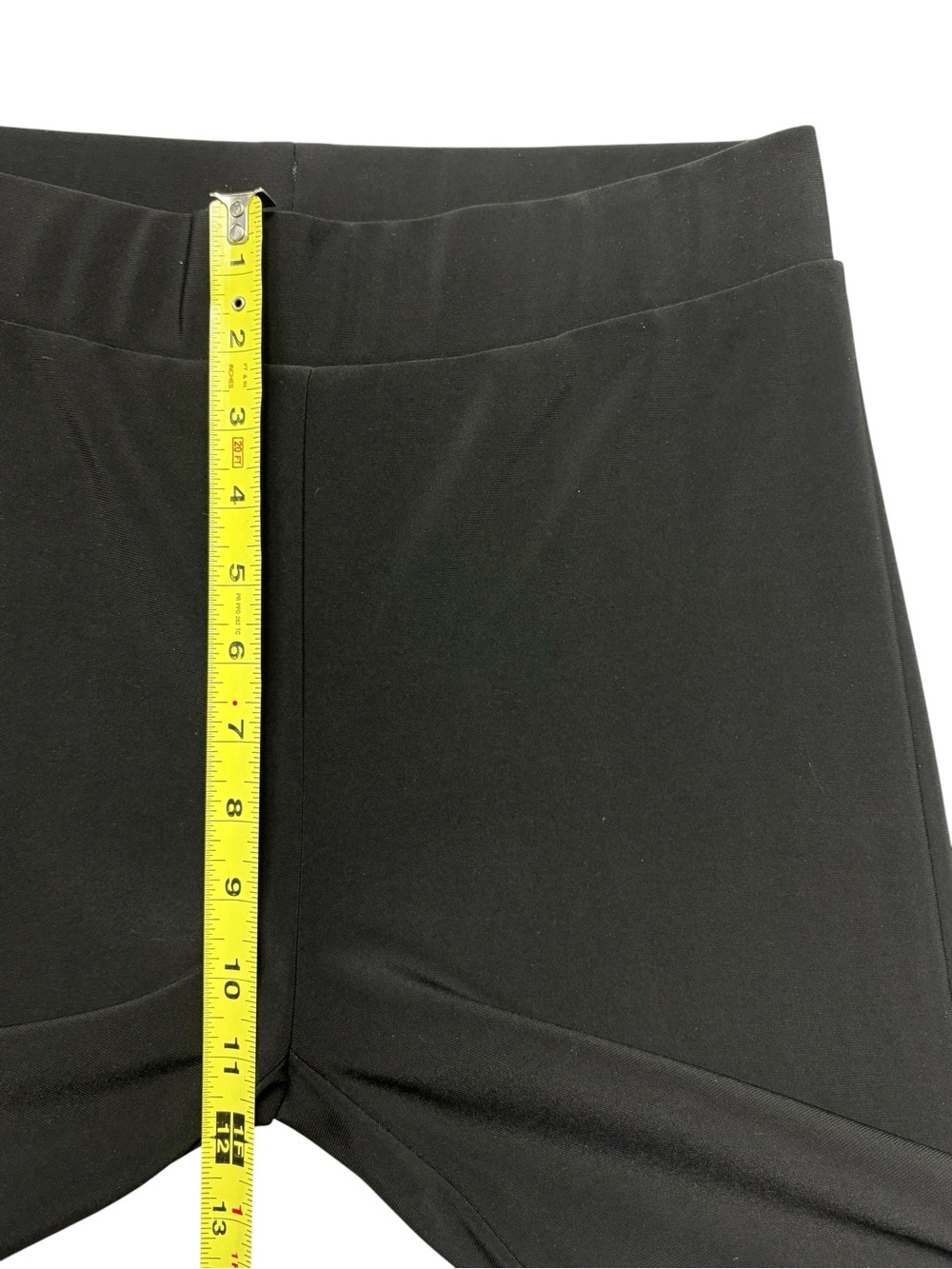Joseph Ribkoff Eyelet Hem Stretch Knit Pants Black • US Size 8 • Style 222132 - Picture 9 of 12